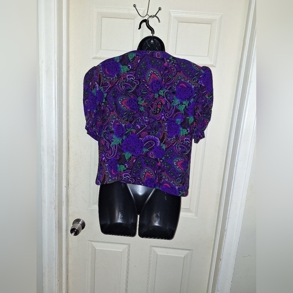 Damson 2 piece skirt suit size 16 - Picture 3 of 9